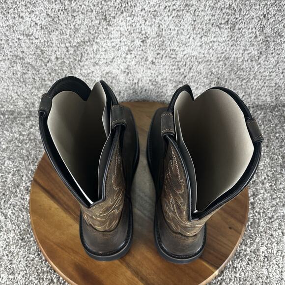 Wolverine Men’s 11.5 Rancher Square-Toe Steel-Toe Wellington Work Boots Leather - Picture 7 of 13